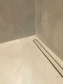 Beton Design Dusche