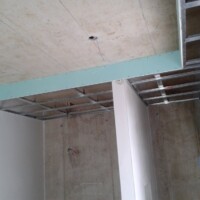 Trockenbau Decke und Trennwand