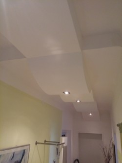 Vorzimmer Rigipsdecke mit Welle