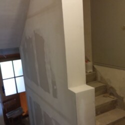 Stiegenhaus Rigips Trennwand